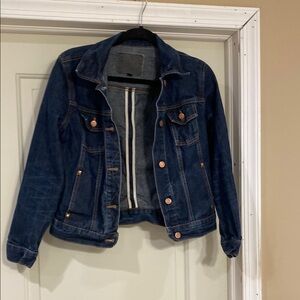 Juniors  size Medium  Dark Blue Guess Denim Jacket - good condition